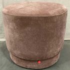 Open Box: Viv Swivel Ottoman - Performance Modern Chenille Rosewood