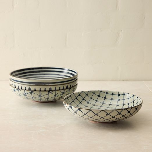 Baso Ceramic Pasta Bowl Sets by West Elm