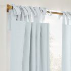 Cotton Tie-Top Blackout Curtain