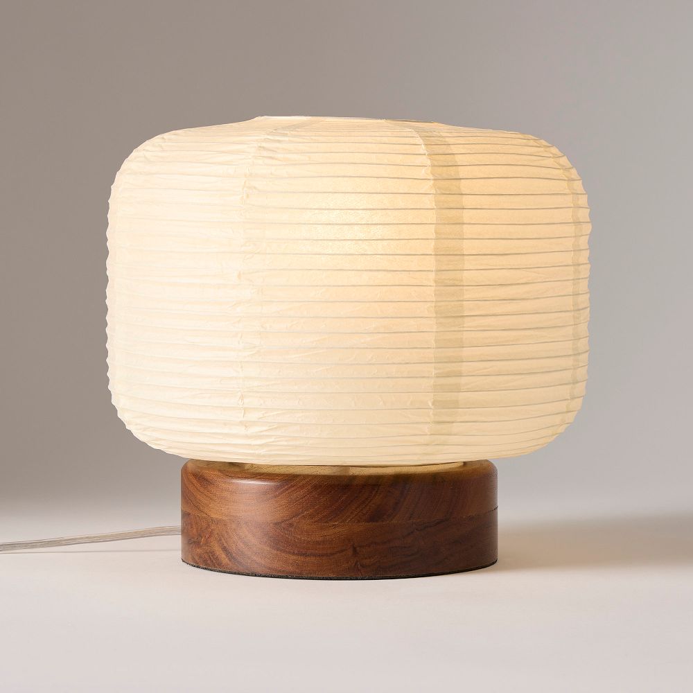 Mooney Table Lamp (12") - Cool Walnut