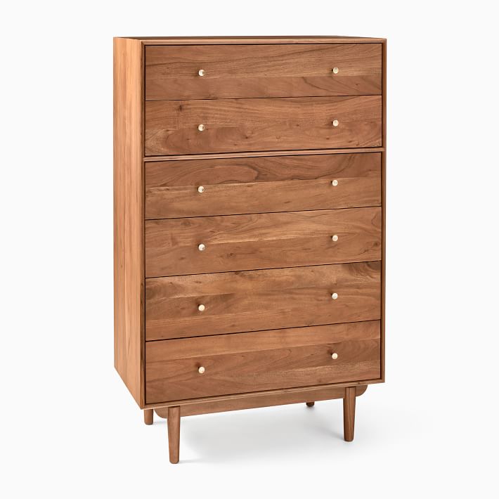 Keira Solid Wood 6-Drawer Dresser 34" | West Elm Keira Solid Wood 6-Drawer Dresser 34" | West Elm