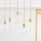 Sculptural 7-Light Multi Chandelier