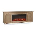 Dahlia Electric Fireplace TV Stand (76")