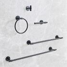 Pure Modernist Bath Hardware - Matte Black