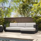 Telluride Aluminum Outdoor 2-Piece Chaise Sectional (113")