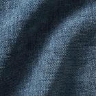 Open Box: Andes Right-Arm Chair - Performance Distressed Velvet Ink Blue, Blackened Brass