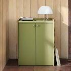 Emma Chamberlain Lacquer Wrapped Storage Cabinet (26")