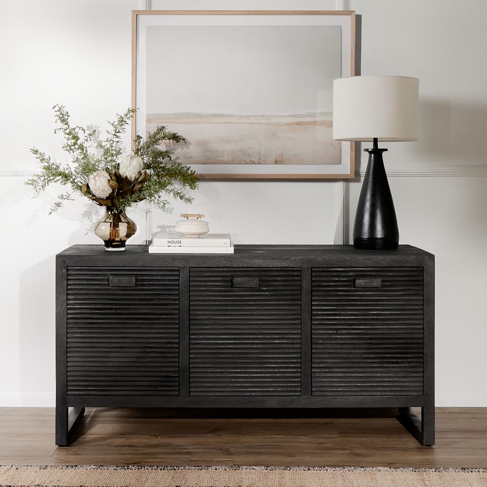 Grooved Media Console (59") by West Elm