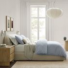 Organic Washed Cotton Percale Duvet Cover &amp; Shams