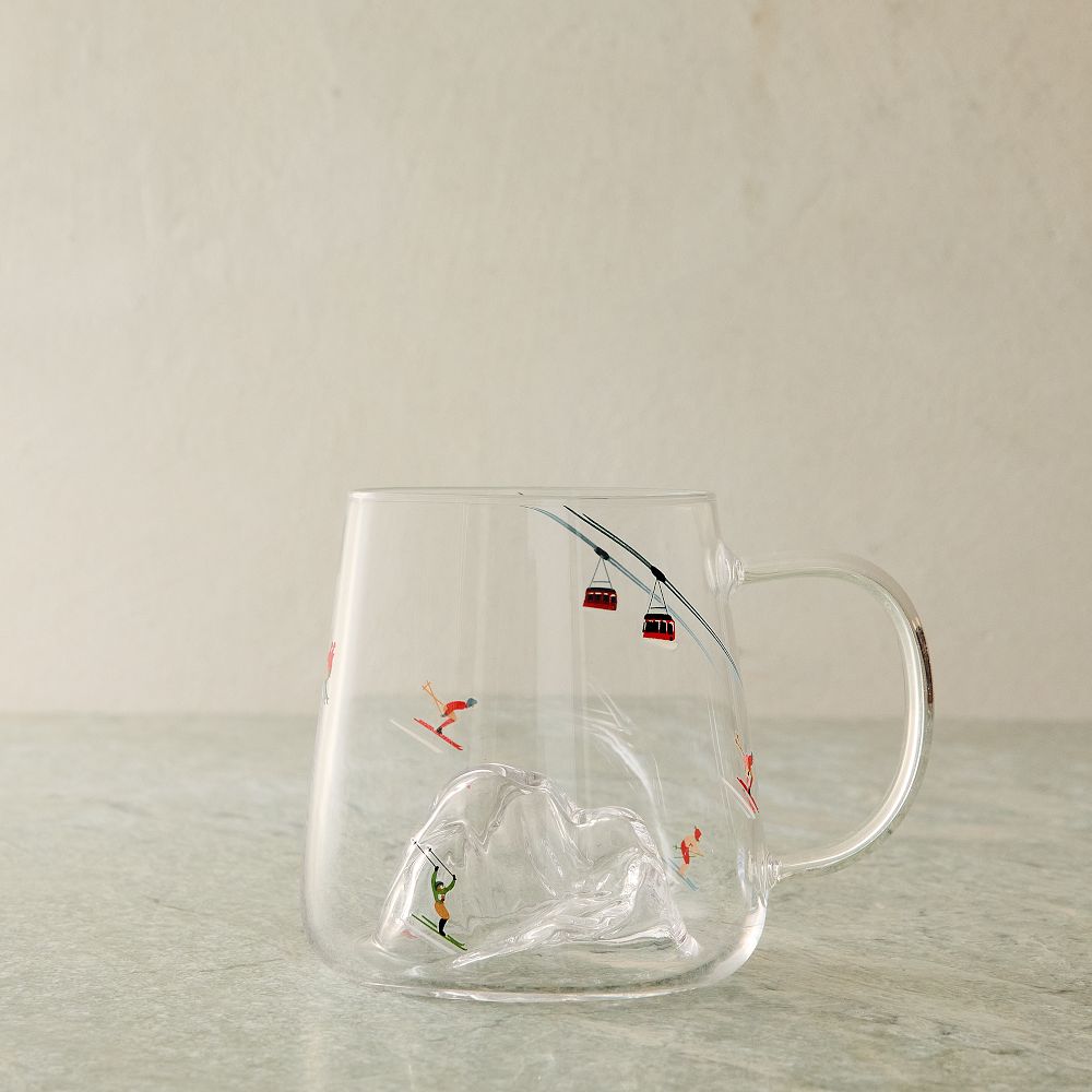 St. Jude Skier Mountain Handled Mug
