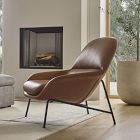 Fillmore Mid-Century Leather Chair