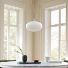 Aria Oval Glass Pendant (12"-16")