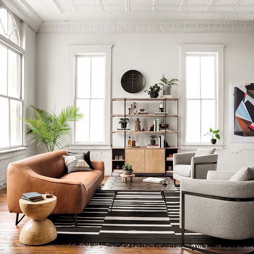 Natural Mango Buffet & Hutch (65") by West Elm