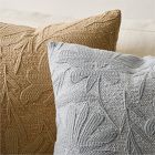 Textural Floral Pillow Cover