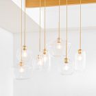 Sculptural 7-Light Multi Chandelier