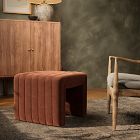 Anniina Channeled Ottoman (21")