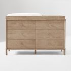 Gwyn 6-Drawer Wide Dresser with Removable Topper (56")