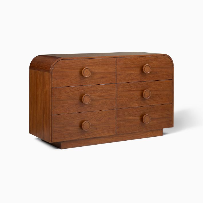 Kids Statement Knob 6-Drawer Dresser 56" | West Elm