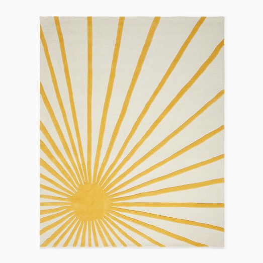 Sunburst Wool Rug by West Elm