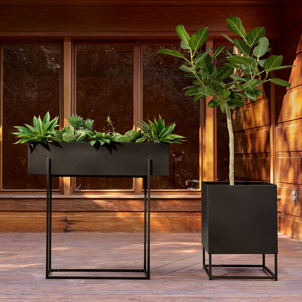 Streamline Metal Indoor/Outdoor Planters