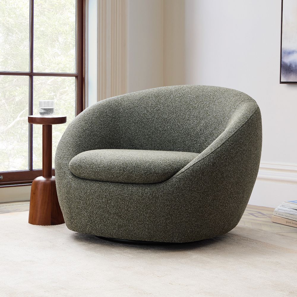 West Elm Cozy Swivel Chair Performance