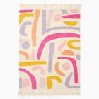 Modern Shapes Shag Rug