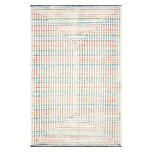 Concentric Rainbows Performance Wool Rug by West Elm