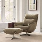 Bowden Swivel Chair &amp; Ottoman Set