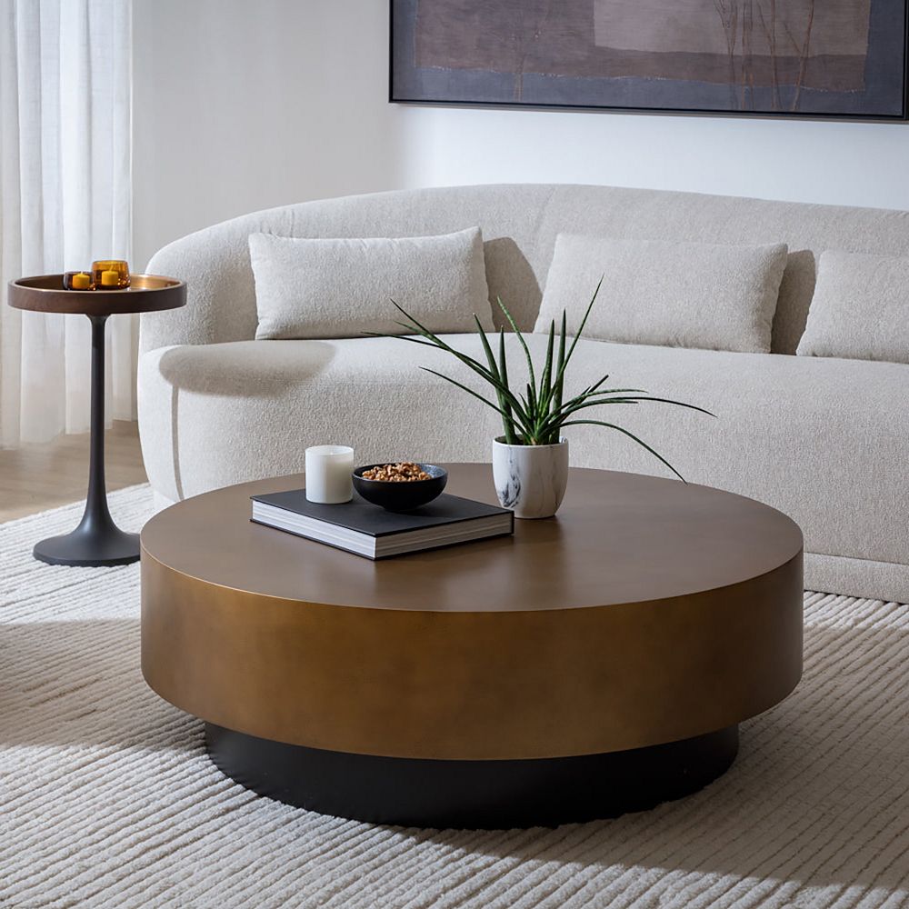 Modern Steel Coffee Table (43.5") by West Elm