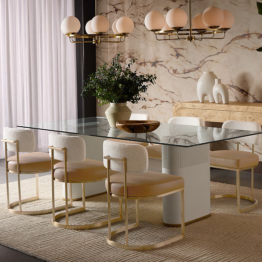 Cordelia Leather Dining Chair by West Elm