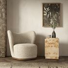 Finlo Burled Side Table (16"&ndash;22")