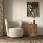 Finlo Burled Side Table (16"&ndash;22")