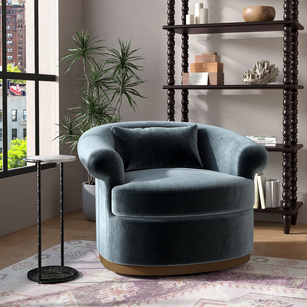 Galenor Marble Side Table (25") by West Elm
