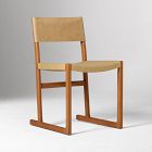 Open Box: Clyde Dining Chair, Ludlow Leather, Cumin