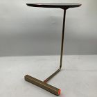 Open Box: Charley C-Side Table (19") - Dark Mineral, Champagne Bronze