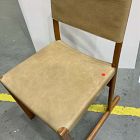 Open Box: Clyde Dining Chair - Ludlow Leather, Cumin