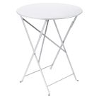 Open Box: Fermob Metal Outdoor Bistro Round Table (24") - Cotton