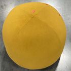 Open Box: Gumdrop Swivel Ottoman (20") - Performance Velvet Dijon, Bld