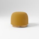 Open Box: Gumdrop Swivel Ottoman (20") - Performance Velvet Dijon, Bld