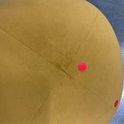 Open Box: Gumdrop Swivel Ottoman (20") - Performance Velvet Dijon, Bld