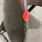 Open Box: Hyde Counter Stool (26") - Saddle Leather Slate, Smoked Oak