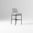 Open Box: Jack Metal Frame Counter Stool (26") - Performance Coastal Linen Frost Gray, Dark Bronze