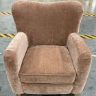 Open Box: Nell Chair - Performance Modern Chenille Rosewood, Light Walnut