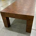Open Box: Parsons Burl Coffee Table (44") - Hickory Burl