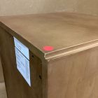 Open Box: Pierce &amp; Ward Burl Wood Nightstand (18") - Light Nutmeg