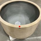 Open Box: Radius Ficonstone Indoor/Outdoor Planter, Low Wide (24"D x 16"H) - Alabaster