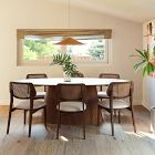 Eurydice Oval Plinth Dining Table (86")