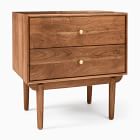 Open Box: Keira Solid Wood Nightstand (25") - Cool Walnut