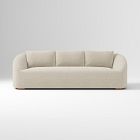 Open Box: Aviana Sofa (96") - Performance Yarn Dyed Linen Weave Oatmeal, Cool Walnut