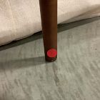 Open Box: Edison Armless Dining Chair - Performance Modern Chenille Espresso, Cool Walnut